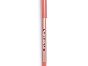 قلم تحديد الشفاه Makeup Revolution Satin Kiss ، قلم تحديد الشفاه طويل الأمد ، نباتي وخالي من القسوة ، أبيض زفاف