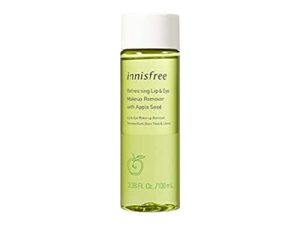 مزيل مكياج العيون والشفاه المنعش من innisfree مع منظف الوجه من بذور التفاح ، 3.38 أونصة سائلة (عبوة من 1)