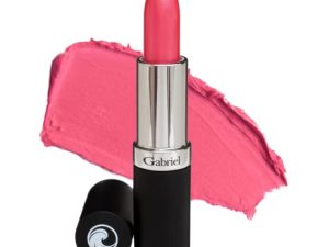 أحمر شفاه من Gabriel Cosmetics (وردي شفاف - Bubble Gum Pink / Cool Crème) ، طبيعي ، خالٍ من البارابين ، نباتي ، خالي من الغلوتين ، خالي من القسوة ، غير معدّل وراثيًا ، محمل بزيت بذور الجوجوبا والصبار ، 0.13 أونصة.