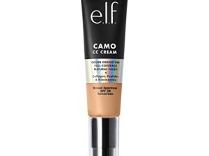 كريم elf Camo CC ، كريم أساس مصحح للألوان بتغطية متوسطة إلى كاملة مع عامل وقاية من الشمس 30 ، متوسط 330 واط ، 1.05 أونصة (30 جم)