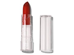 elf Cosmetics SRSLY Satin Lipstick ، تركيبة مغذية ومرطبة ، محمل بزيت الجوجوبا وزيت بذور المكاديميا ، الكرز