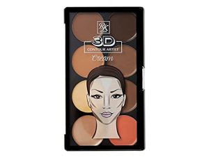 روبي كيسيز 3D كونتور أرتيست باليت مكياج كريمي داكن متوسط