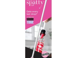 ملعقة Spatty Lip Gloss Tiny Beauty Spatula (6 بوصة وردية) Shark Tank Mom Made Scrapes آخر قطرة من أحمر الشفاه ، خافي العيوب ، Chapstick ، هدايا مستحضرات التجميل للمكياج الصغيرة للنساء ، المراهقين ، الجدة ، حشوات تخزين الأم