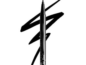 NYX Professional MAKEUP Epic Ink Liner ، محدد عيون سائل مقاوم للماء - أسود ، تركيبة نباتية