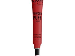 NYX PROFESSIONAL MAKEUP Powder Puff Lippie Lip Cream ، أحمر شفاه سائل - Puppy Love (خوخي متوسط دافئ)