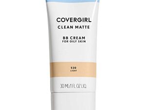 COVERGIRL Clean Matte BB Cream Light 520 للبشرة الدهنية ، (قد تختلف العبوة) - 1 أونصة سائلة (عدد واحد)