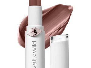 Lipstick By Wet n Wild Mega Last High-Shine Lipstick Lip Colour Makeup ، Pink Mad for Mauve