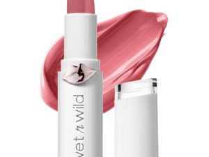 Lipstick By Wet n Wild Mega Last High-Shine Lipstick Lip Color Makeup ، Pinky Ring اللامع