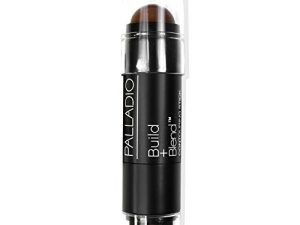 Palladio Contouring Makeup Stick BUILD + Blend Contour Stick Makeup ، مكياج للوجه للحصول على مظهر نحت مثالي ، 0.23 أونصة (بني دافئ)