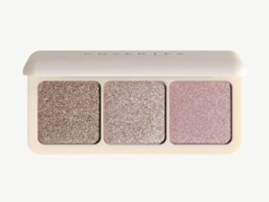 لوحة مكياج من Cover FX Pressed Custom Enhancer Drop Highlighter - العيون والخدود والجسم - إضاءة مضيئة قابلة للزيادة - ملائمة للسفر أثناء التنقل