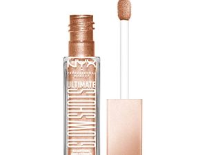NYX PROFESSIONAL MAKEUP Ultimate Glow Shots ، ظلال عيون سائل ، ظل عيون لامع يدوم طويلاً مع فيتامين C - Highkey Lychee