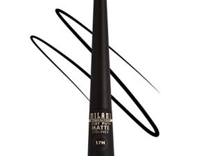 Milani Stay Put Matte Liquid Eyeliner - قلم كحل سائل مقاوم للماء ، قلم مكياج يدوم طويلاً ومقاوم للتلطخ أسود