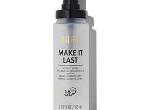 Milani Make It Last 3-in-1 Setting Spray and Primer- Prime + Correct + Set (2.03 oz.