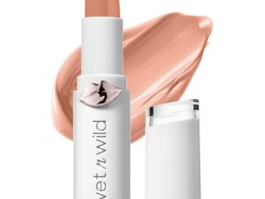 Lipstick By Wet n Wild Mega Last High-Shine Lipstick Lip Colour Makeup ، Peach Peach من فضلك