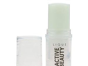 LIQUE Active Face Smooth Primer Stick ، غني بالشاي الأخضر ، مرطب وخفيف الوزن ، يقلل الاحمرار والالتهابات مع تأثير ضبابي ، نباتي ، 0.64 أونصة.