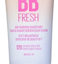 كريم بي بي لترطيب البشرة دريم فريش من مايبيلين ، بلسم تجميل مكمل للبشرة 8 في 1 مع طيف واسع SPF 30 ، تغطية شفافة ، خالٍ من الزيوت ، متوسط ، 1 أونصة سائلة