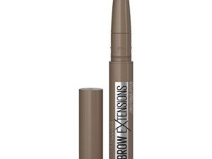Maybelline New York Brow Extensions Fiber Pomade Crayon مكياج الحواجب ، بني ناعم ، عدد 1