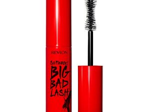 ماسكارا من ريفلون ، مكياج العيون So Fierce Big Bad Lash ، مكثف ، يدوم حتى 24 ساعة ، بدون تكتل ، مقاوم للتلطخ ، مقاوم للتقشر ، أسود أسود (760) ، 0.34 أونصة سائلة