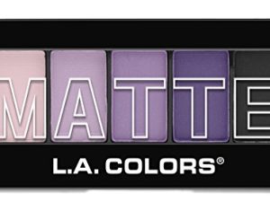 مظلل عيون مطفي 5 ألوان من LA COLORS ، بنفسجي كشمير ، 0.25 أونصة