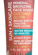 مستحضر Pacifica Mineral Bronzing للوجه بعامل وقاية من أشعة الشمس 30 - واقي شمس بجوز الهند اللامع للجنسين 1.7 أونصة
