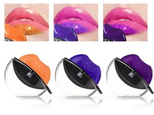 أحمر شفاه متغير اللون من NewBang Lazy Lipstick ، 3 ألوان ماجيك درجة حرارة متغيرة للشفاه ، ملمع شفاه أزرق ، مقاوم للماء يدوم طويلاً ، مرطب شفاه كسول ، غير لاصق سريع التطبيق ، مكياج على شكل الشفاه