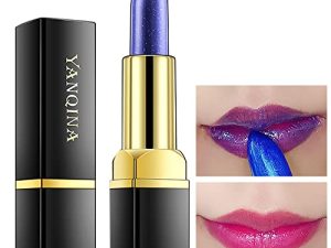 أحمر الشفاه Topcent Magic Changing Colors للنساء ، مرطب شفاه مرطب يدوم طويلاً ، كوب مقاوم للماء غير لاصق ولا يتلاشى ملمع الشفاه غير اللامع ، 0.12 أونصة (A)