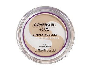 CoverGirl Face Products CoverGirl & Olay Simply Ageless Foundation، Classic Beige 230، 0.40 Ounce Package