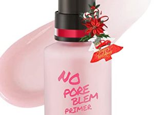 TOUCH IN SOL No Pore Blem Primer 1.01 أونصة سائلة - لتقليل المسام والتحكم في اللمعان والدهون - برايمر تشويش المسام قبل المكياج - يرطب البشرة وينعمها - بخلاصة الكولاجين والشاي الأخضر
