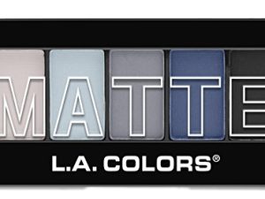 مظلل عيون مطفي 5 ألوان من LA COLORS ، أزرق دينم ، 0.25 أونصة.