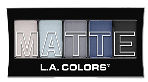 مظلل عيون مطفي 5 ألوان من LA COLORS ، أزرق دينم ، 0.25 أونصة. مظلل عيون مطفي 5 ألوان من LA COLORS ، أزرق دينم ، 0.25 أونصة.