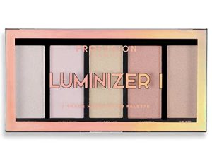 مجموعة مكياج لومينيزر مكونة من 5 قطع من Profusion Cosmetics Your Most Beautiful You لمكافحة الشيخوخة غير اللامع برونزر تألق وميض ومشرق لوحة أحمر الخدود I