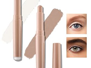 YXKJMN Eyeshadow Stick، Eye Shadow Stick Makeup، Eye Brightener، Eyeshadow and Eyeliner Pen، Eye shadow Highlighting Stick، Eye Brightener Stick (Opals + Putty)