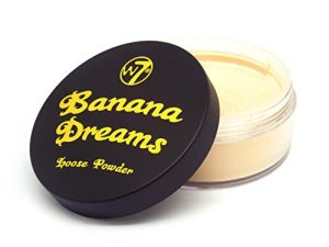 بودرة تثبيت W7 Banana Dreams سائبة - بودرة ضبابية صفراء عديمة الوزن لجميع ألوان البشرة