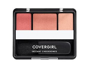 COVERGIRL Instant Cheekbones Contouring Peach Perfection ، لوحة ، .29 أونصة ، مكياج أحمر الخدود ، أحمر خدود وردي ، خفيف الوزن ، قابل للمزج ، تألق طبيعي ، يمسح بالتساوي