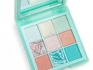 لوحة ظلال العيون Go Ho Green Brown Smokey Pop Colour ، 9 ألوان Matte & Shimmer Eye Makeup Palette ، Colorpop Eyeshadow Makeup ، لوحة ظلال عيون يومية رائعة مقاومة للماء مع مرآة بريزم