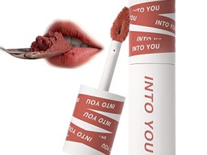 INTO YOU Matte Lipstick طين الشفاه ، مقاوم للماء طويل الأمد ومقاوم للتلطخ وبقع الشفاه المخملية ، متعدد الأغراض للشفاه والخدود ، كوب غير لاصق لا يتلاشى ملمع الشفاه ومستحضرات التجميل الرسمية مباشرة (EM08)