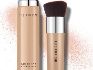بخاخ كريم الأساس KYDA AirBrush ، كريم أساس حريري ميست ، تغطية خالية من العيوب للحصول على لمسة نهائية كريمية ناعمة ، تركيبة مرطبة قابلة للتهوية قابلة للمزج ، كريم أساس خالٍ من القسوة من Ownest Beauty- # 02 بورسلين دافئ