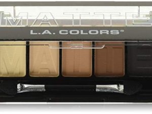 مظلل عيون مطفي 5 ألوان من LA COLORS تويد بني ، 0.25 أونصة