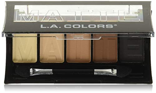 مظلل عيون مطفي 5 ألوان من LA COLORS تويد بني ، 0.25 أونصة مظلل عيون مطفي 5 ألوان من LA COLORS تويد بني ، 0.25 أونصة