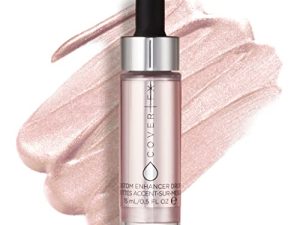 سائل إضاءة سائل من COVER FX Custom Enhancer Drops ، مضيء متعدد الاستخدامات ، يمتزج مع كريم الأساس والمكياج ، Celestial ، 0.5 أونصة