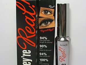 مستحضرات التجميل المنفعة إنها حقيقية! ماسكارا بالحجم الكامل ، أسود ، 0.3 اونصة