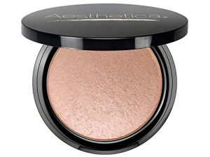 Aesthetica Starlite Highlighter - بودرة ماكياج لامع لامع - Cosmos (ذهبي وردي لامع)