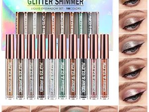 مجموعة ظلال عيون مكونة من 10 قطع من مجموعة مكياج Naked Eyeshadow مقاومة للتعرق ، بودرة مزج غير لامعة مضغوطة بالكامل ، مجموعة ظلال عيون ذات ملمس مخملي طبيعي مثالية لكل امرأة وفتاة (10 قطع) 1