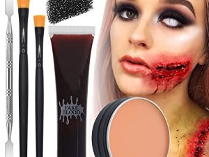 مجموعة ماكياج PHOEBE Halloween Scar Wax SFX للمكياج المؤثرات الخاصة مثالية للاستخدام في الهالوين والكرنفالات والمزحة اليومية والمنزل المسكون