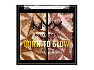 NYX Professional MAKEUP الذي ولد لتوهج Icy Highlighter Duo - بوت The Bronze