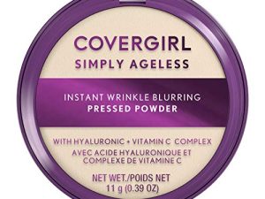 Covergirl Simply Ageless Instant Wrinkle Blurring Pressed Powder، Translucent، 0.39 Oz.